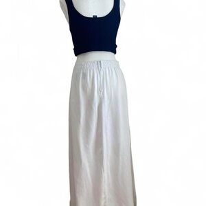 Elegant White Maxi Skirt